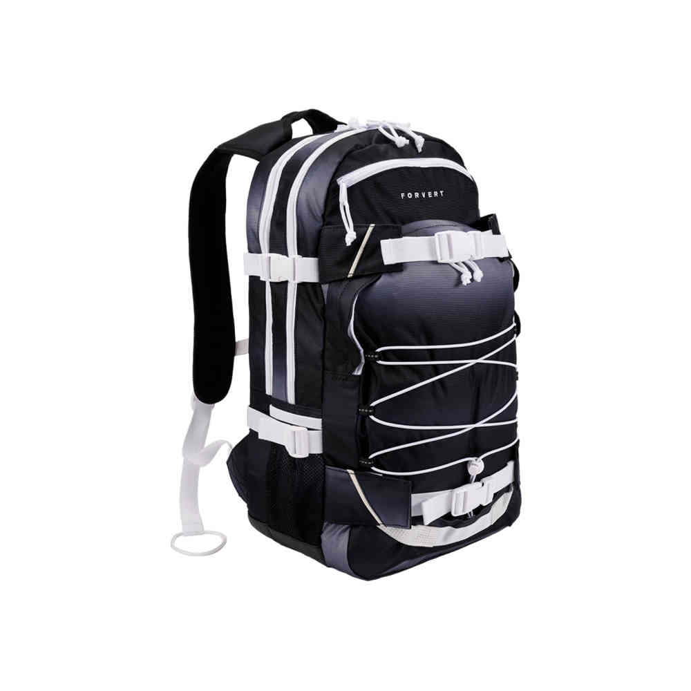 Forvert - Laptop Louis Pathway Backpack - Black/White